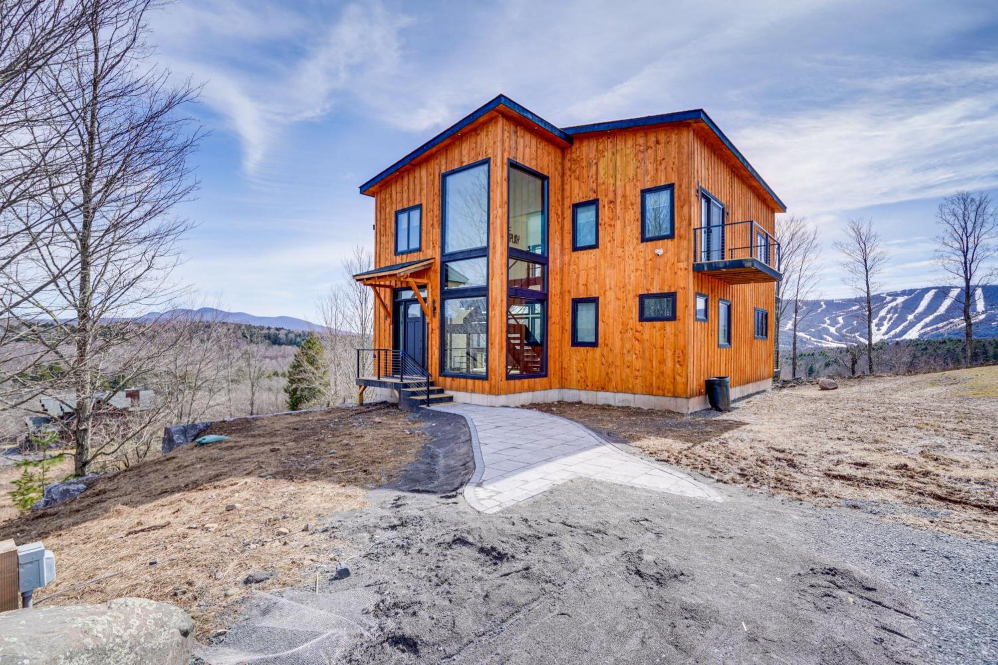 Custom Windham Mtn Villa With Pool, Theater And Views! Bagian luar foto