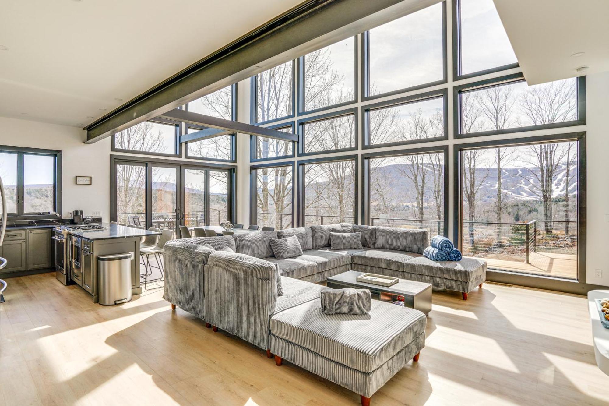 Custom Windham Mtn Villa With Pool, Theater And Views! Bagian luar foto