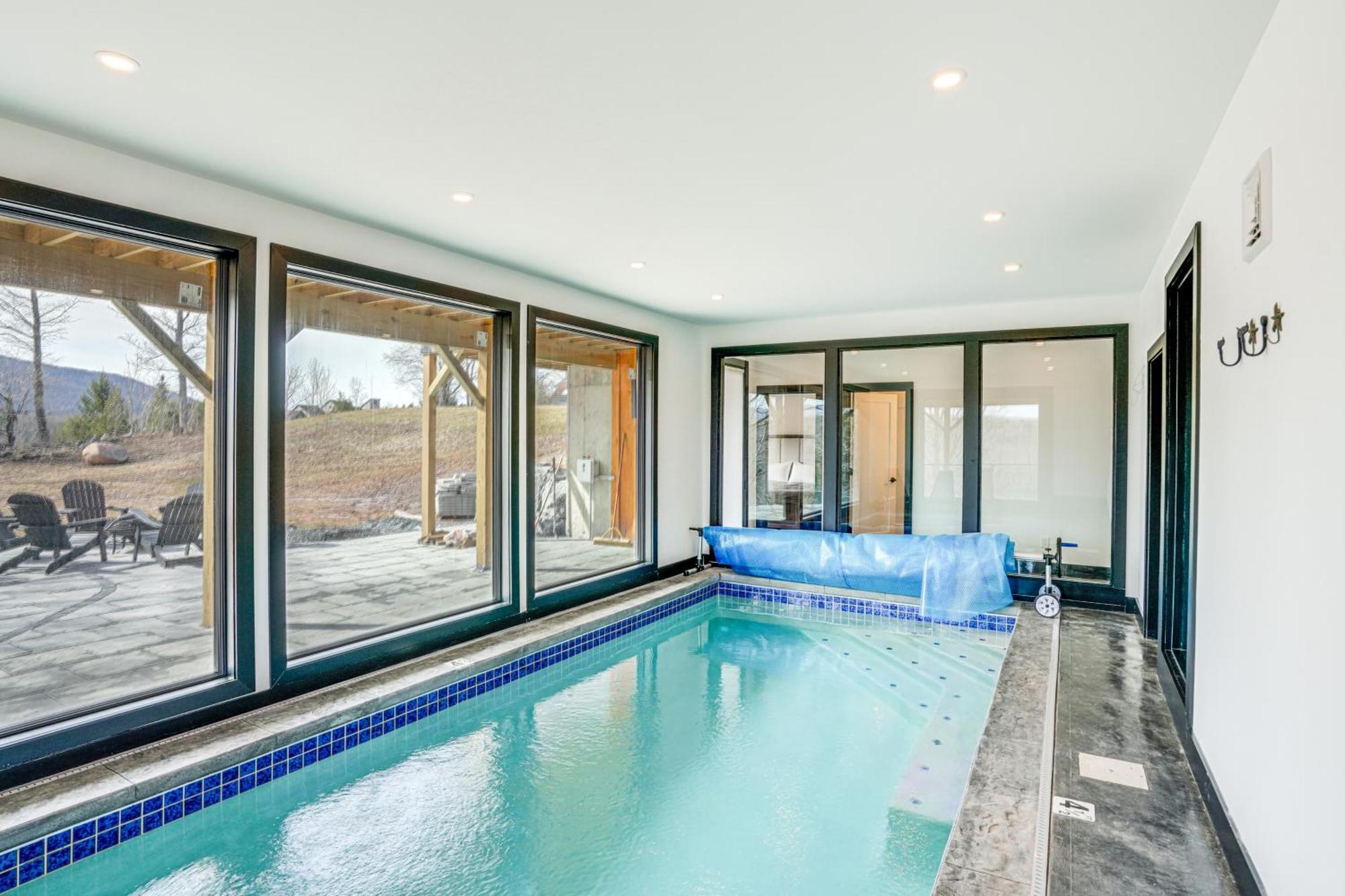 Custom Windham Mtn Villa With Pool, Theater And Views! Bagian luar foto