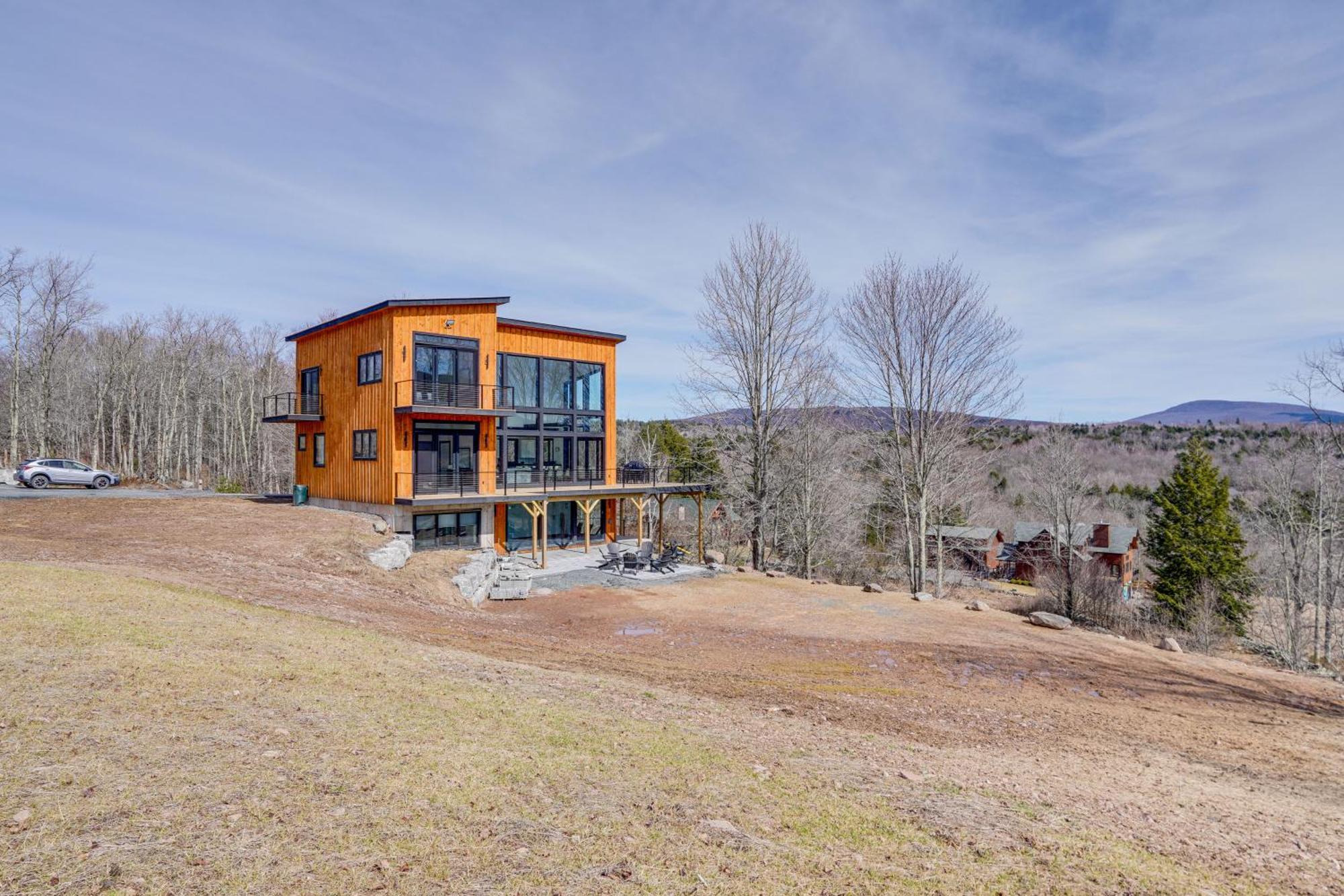 Custom Windham Mtn Villa With Pool, Theater And Views! Bagian luar foto
